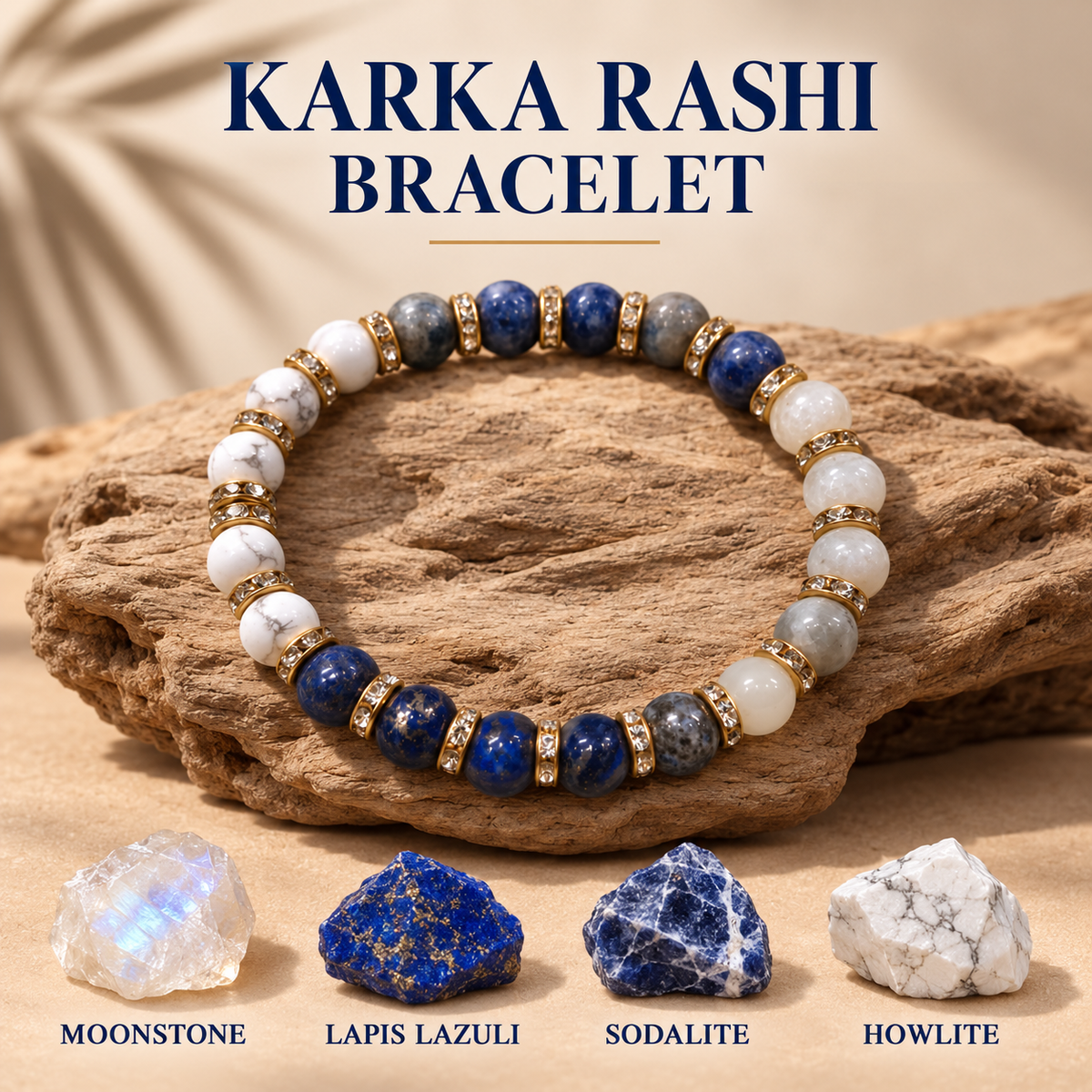 BLUNETRA Cancer Kark Rashi bracelet