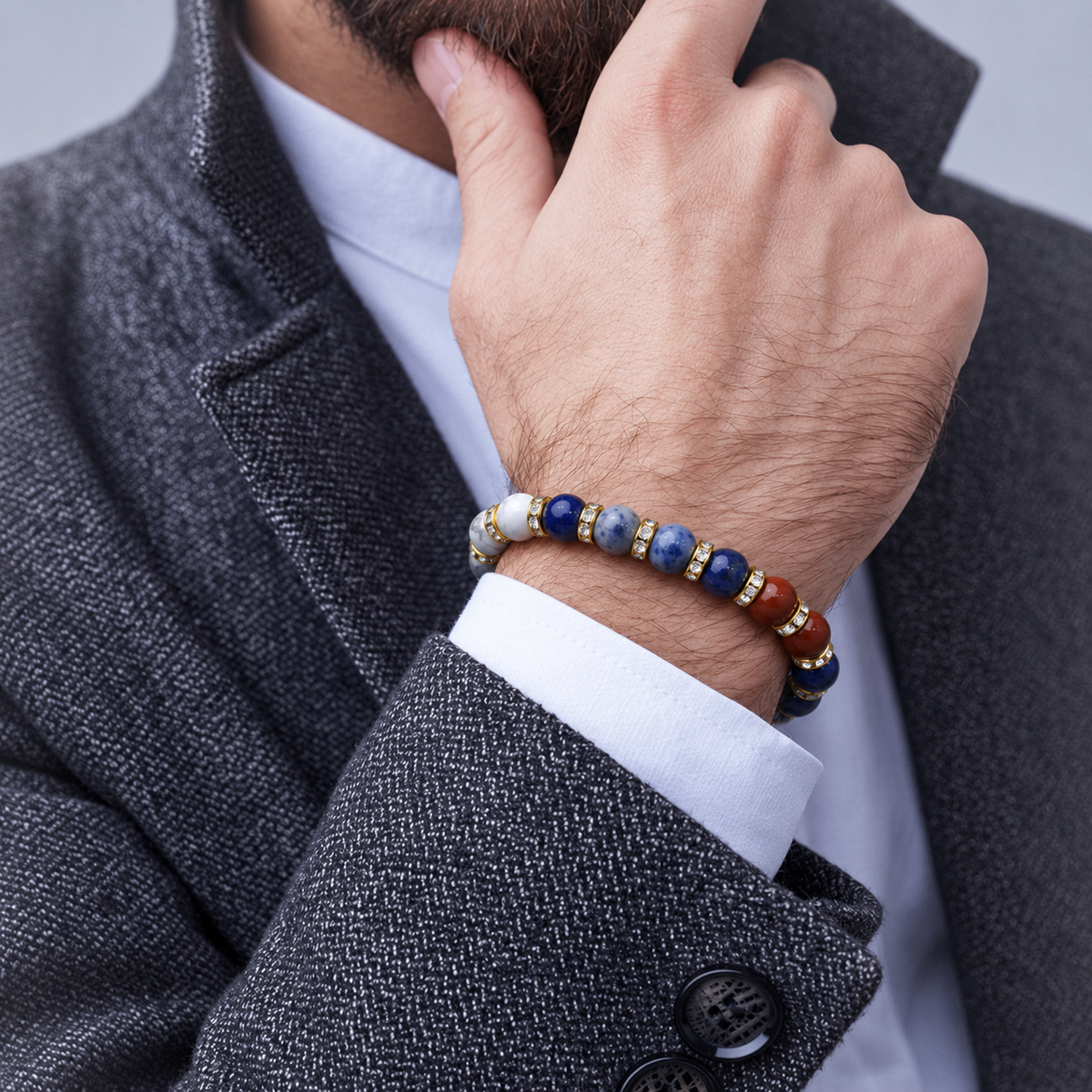BLUNETRA Aries Mesh Rashi bracelet